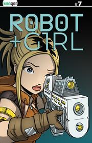 ROBOT + GIRL #7 CVR B MIKE WHITE HOLOFOIL VAR