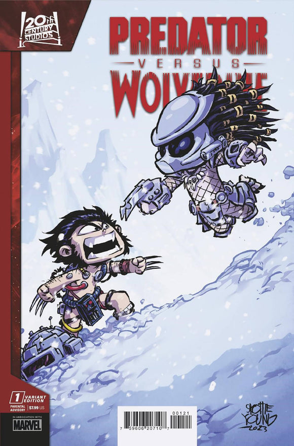 PREDATOR VS WOLVERINE #1 SKOTTIE YOUNG VAR